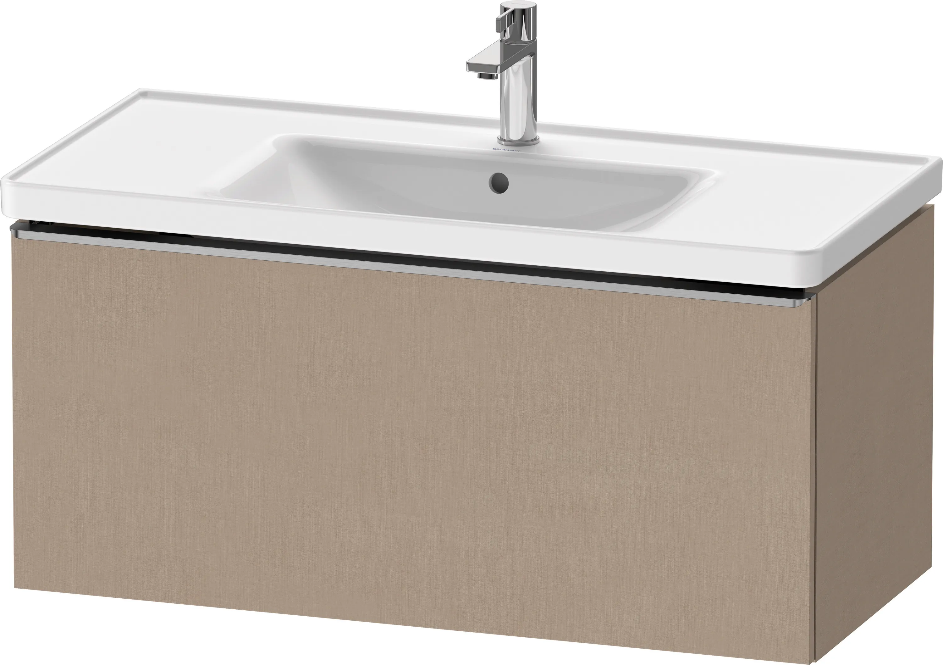 Duravit Waschtischunterschrank wandhängend „D-Neo“ 98,4 × 44 × 45,2 cm Leinen
