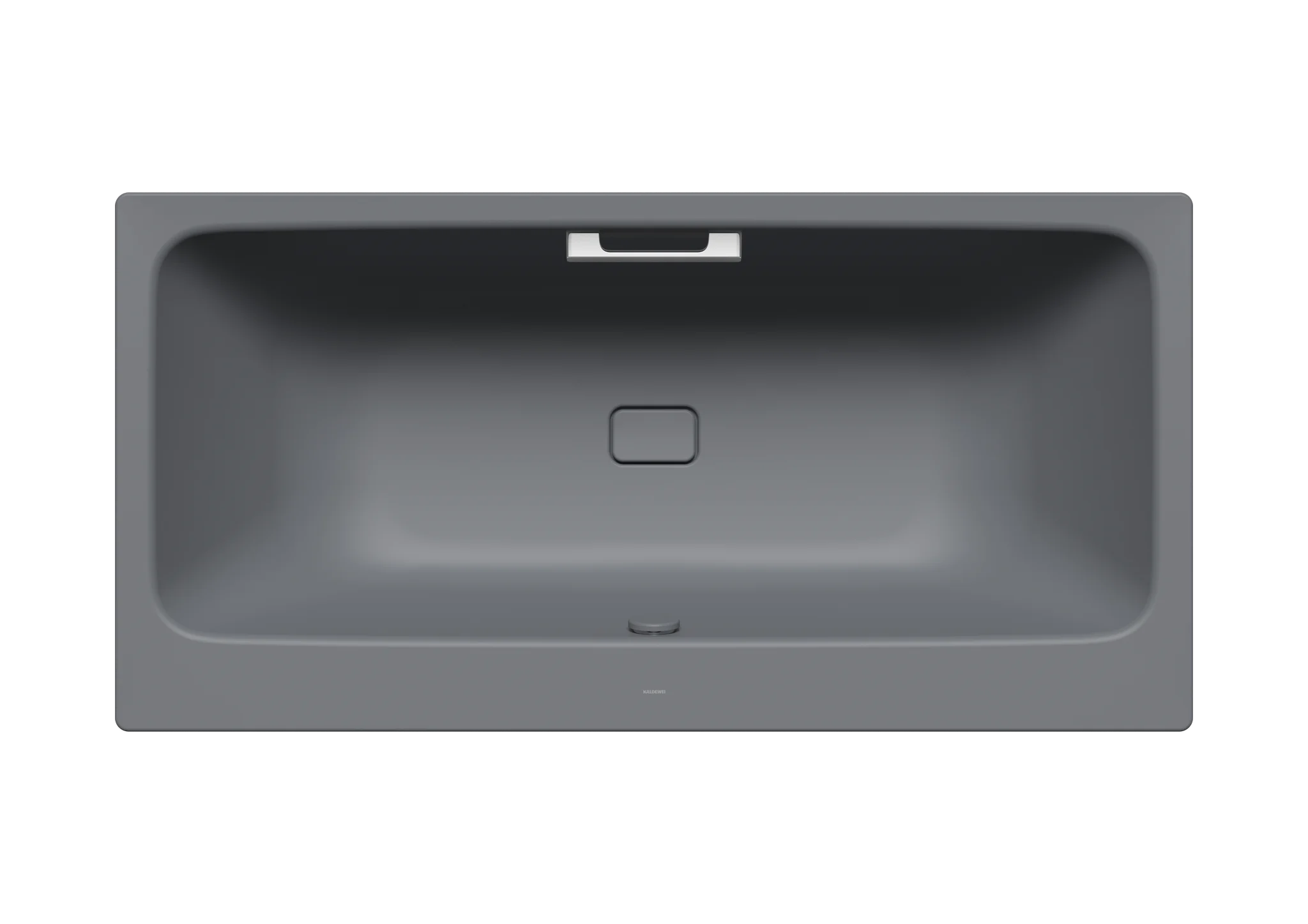 Kaldewei ASYMMETRIC DUO Badewanne, 1900x1000 mm, cool grey 70, mit Griffloch