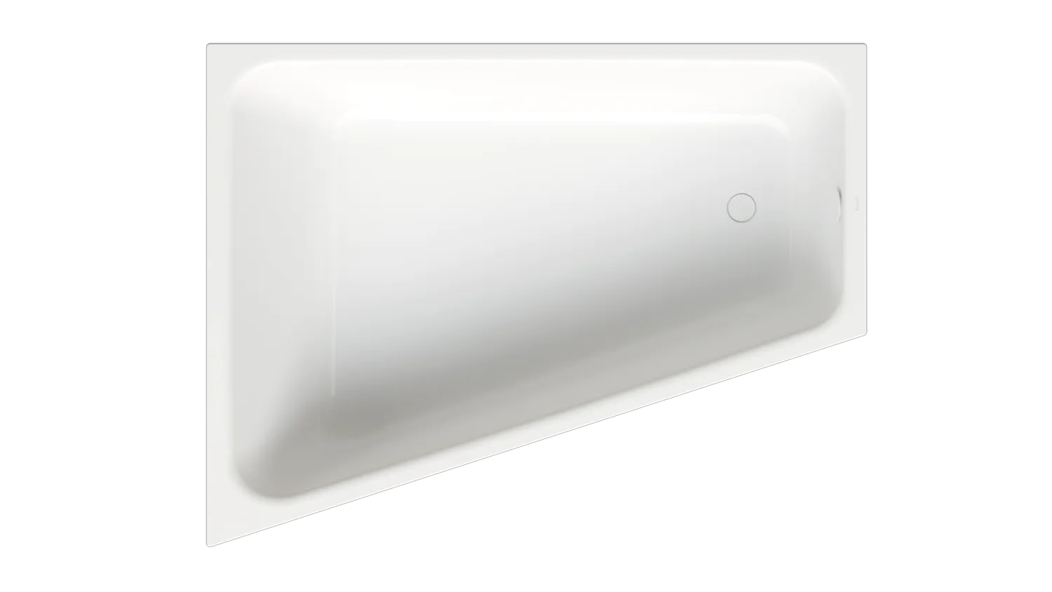 BetteSpace L Badewanne - Bette, 2-Sitzer, glasierter Titan-Stahl, Weiß, 1700 x 1300 mm, Randhöhe 30 mm
