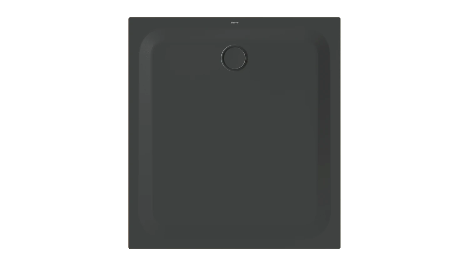 Bette rechteck Duschwanne „BetteUltra“ 1200 × 1100 mm ohne Oberflächenbeschichtung, ohne Oberflächenveredelung, ohne Wannenträger, in Ebony