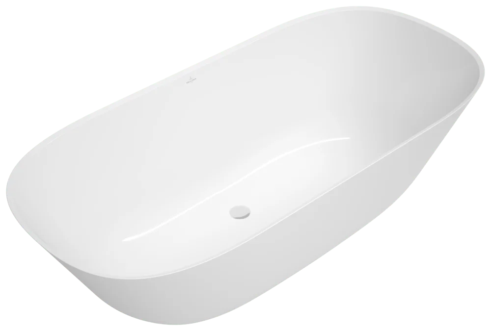 Villeroy & Boch Theano Badewanne Freistehend 1750x800mm Weiß Alpin