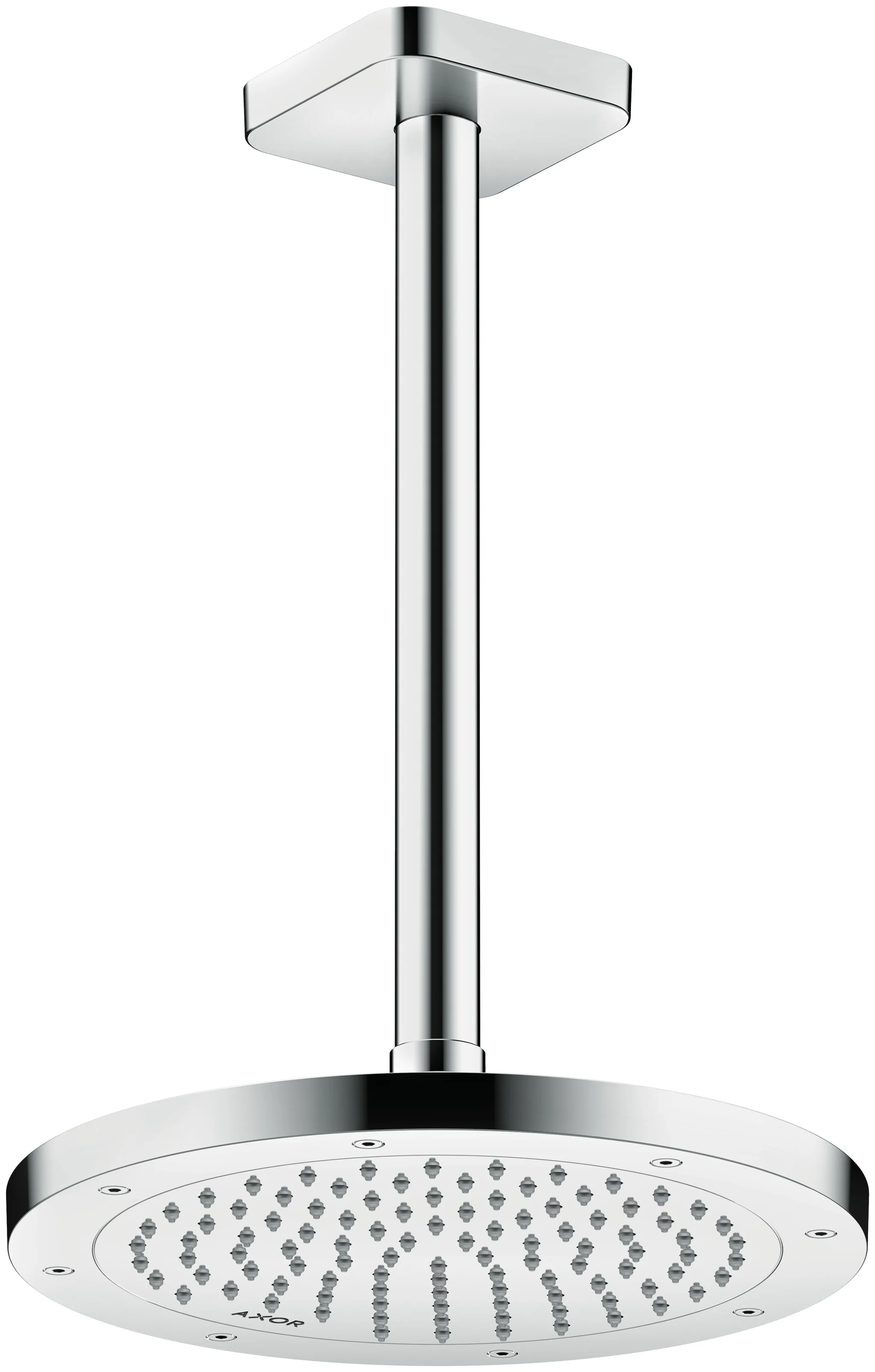 Hansgrohe AXOR ShowerSolutions Kopfbrause 245 1jet EcoSmart Chrom, 245 mm, verstellbarer Winkel, abnehmbar zur Reinigung, G 1/2 Anschluss Hansgrohe AXOR ShowerSolutions Kopfbrause 245 1jet EcoSmart Chrom, 245 mm, verstellbarer Winkel, abnehmbar zur Reinigung, G 1/2 Anschluss