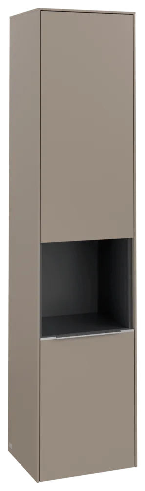 Villeroy & Boch Hochschrank Subway 3.0 C58800, 400x1710x362mm, 2 Türen, Anschlag links, Taupe