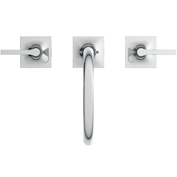 Ideal Standard Waschtischarmatur Joy Neo Arm, BD146AA, 3-Loch, Ausladung 168mm, Hebelgriffe, Chrom Ideal Standard Waschtischarmatur Joy Neo Arm, BD146AA, 3-Loch, Ausladung 168mm, Hebelgriffe, Chrom