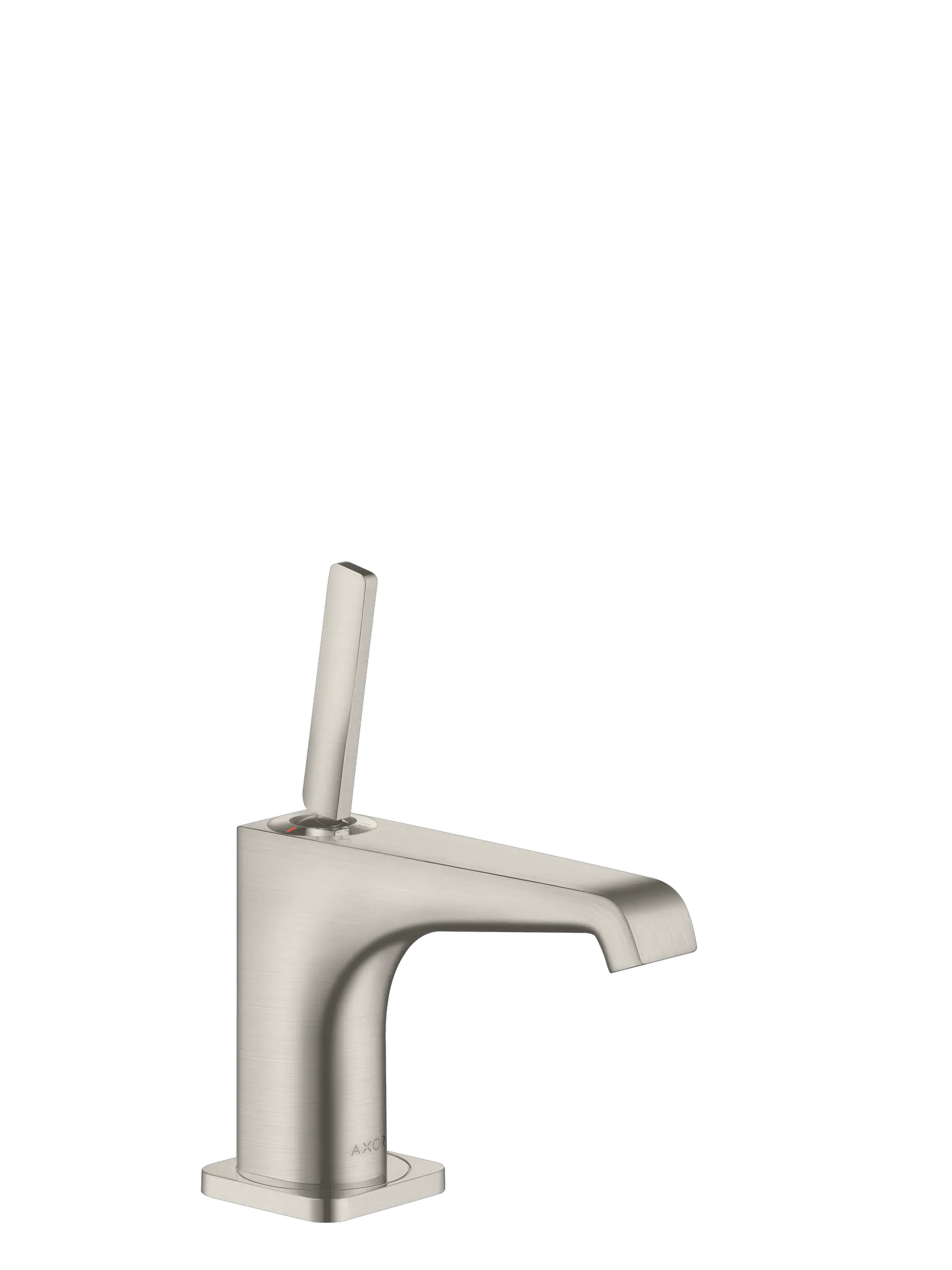 Hansgrohe AXOR Citterio E Einhebel-Waschtischmischer 90 mit Pingriff, Edelstahl Optic