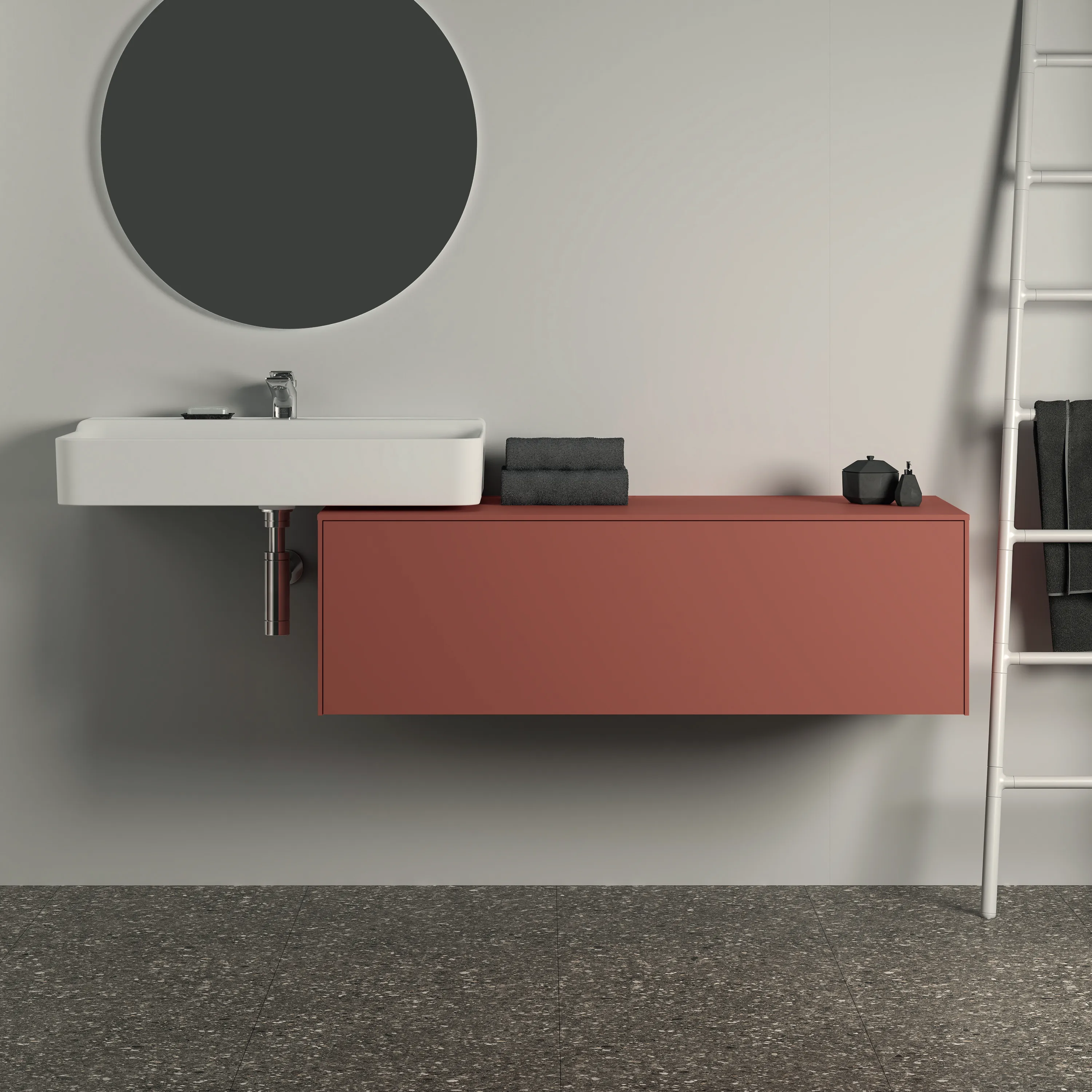 Ideal Standard Waschtischunterschrank Conca, 1 Auszug, ohne Ausschnitt, 1202x505x370mm, Sunset Ideal Standard Waschtischunterschrank Conca, 1 Auszug, ohne Ausschnitt, 1202x505x370mm, Sunset