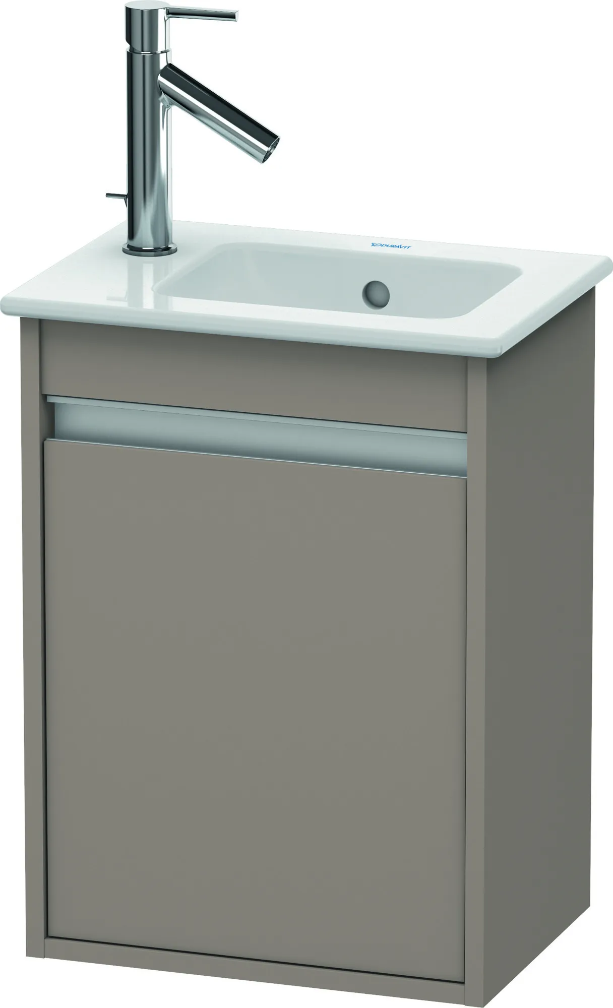 Duravit Waschtischunterschrank wandhängend „Ketho“ 40 × 55 × 28,5 cm Basalt Matt