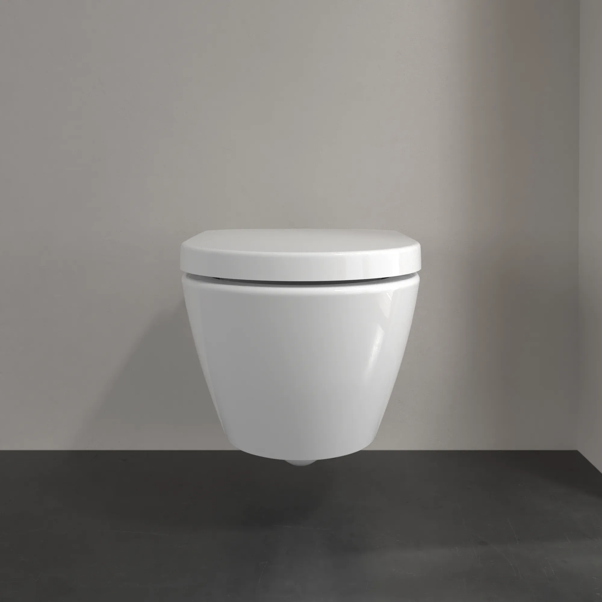 Wand-Tiefspül-WC DirectFlush „Subway 2.0“ 37 × 36,5 × 56 cm, ohne Spülrand, Abgang waagerecht