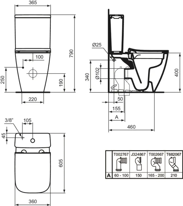 Spülkasten „i.lifeS“ 36,5 × 39 × 15 cm Spülkasten „i.lifeS“ 36,5 × 39 × 15 cm
