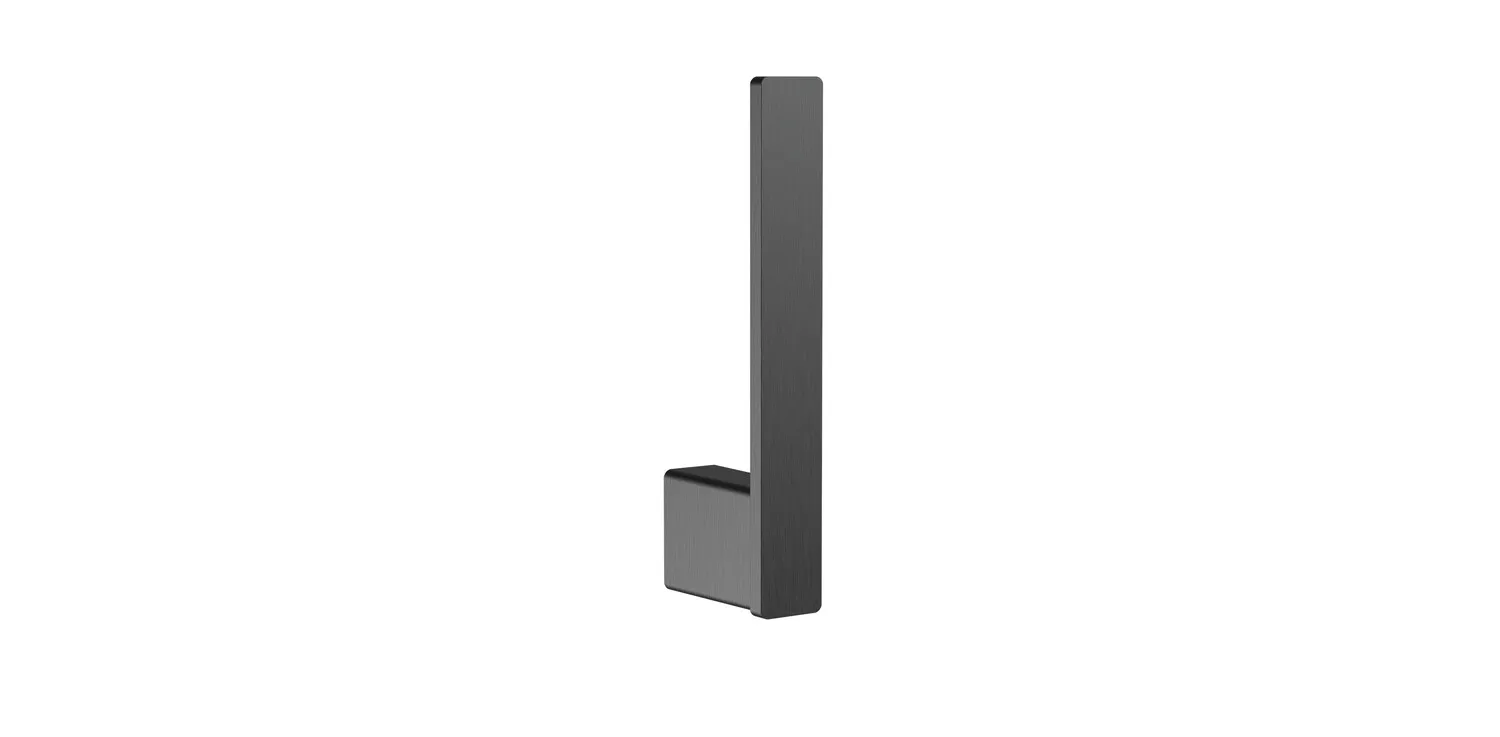 loft Reservepapierhaltersenkrecht für 1 Rolle, schwarz/chrom