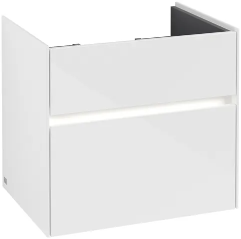 Villeroy & Boch Waschtischunterschrank „Collaro“ für Schrankwaschtisch 60,4 × 54,6 × 44,4 cm inkl. Beleuchtung Soft Closing