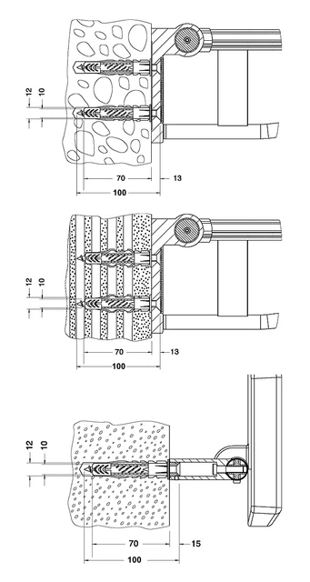 Plan Care 34991000100 Befestigungs-Set 2