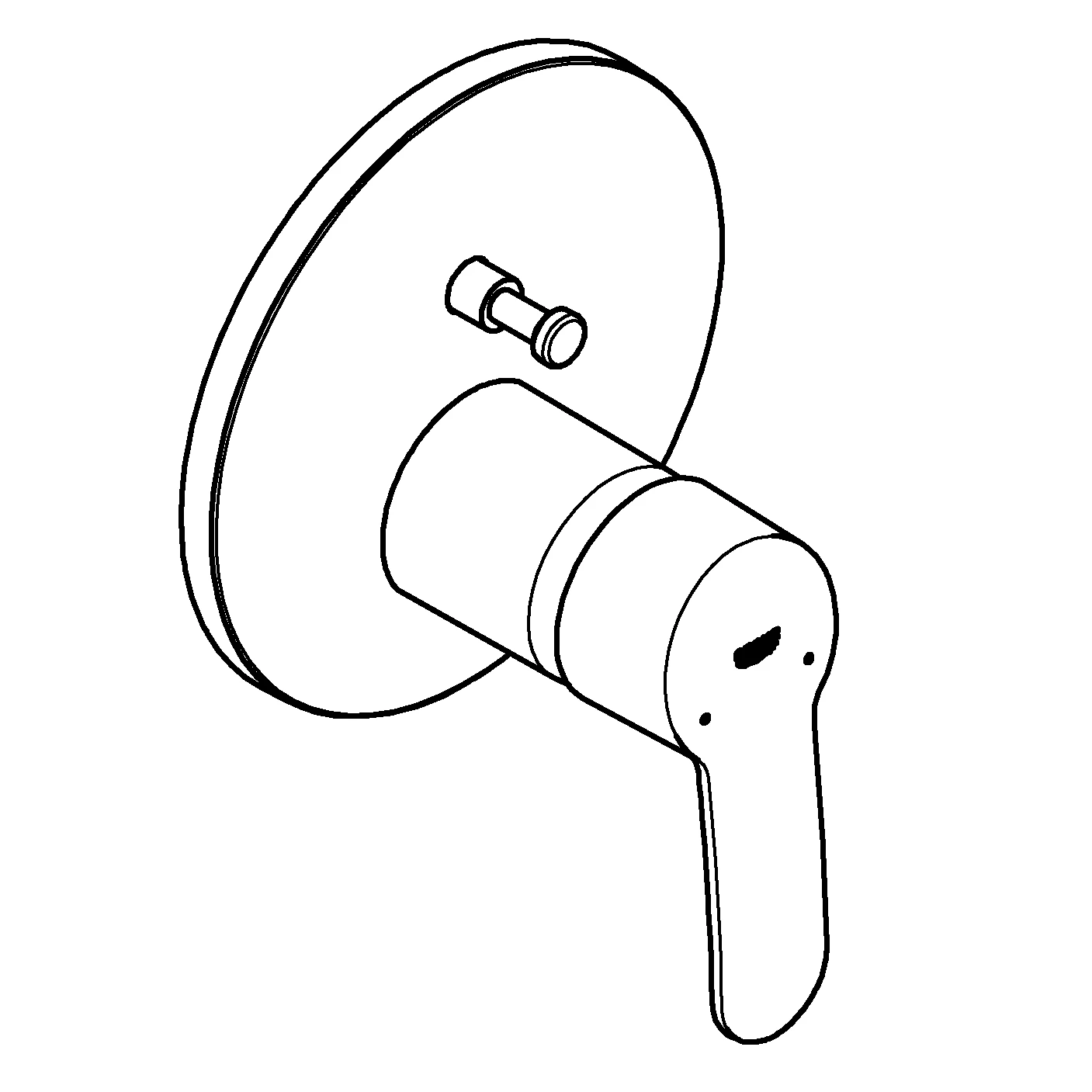 Einhand-Wannenbatterie Eurostyle Cosmopolitan 24052_2, Fertigmontageset für Rapido SmartBox, chrom