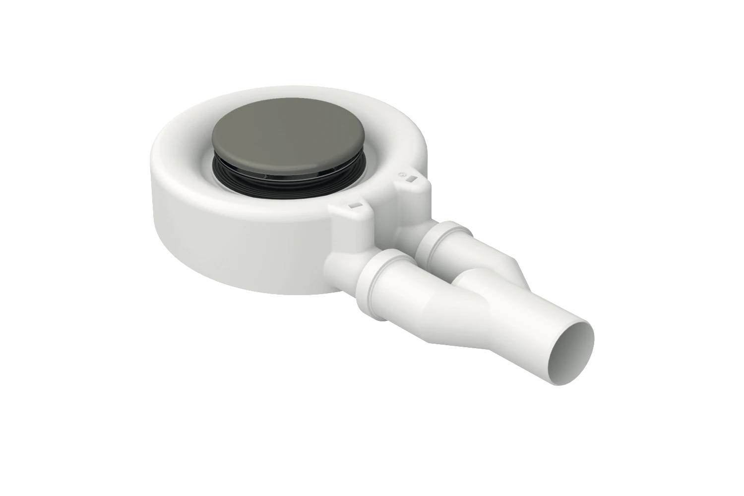 Bette Ablaufgarnitur für Duschwannen „BetteScope“ Modell B574 ⌀ 90 × 80 mm, ohne Überlauf in Stone Bette Ablaufgarnitur für Duschwannen „BetteScope“ Modell B574 ⌀ 90 × 80 mm, ohne Überlauf in Stone