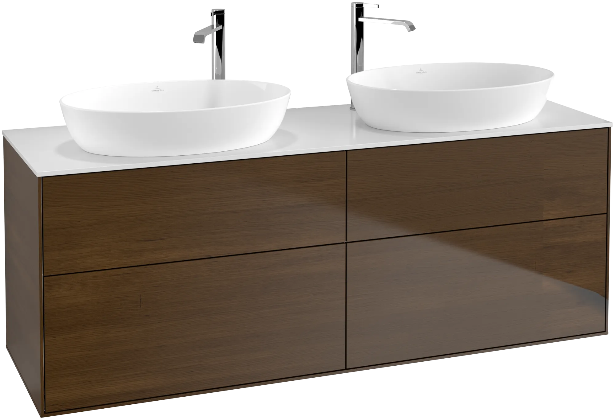 Villeroy & Boch Finion Waschbeckenunterschrank F96, 1600x603x501mm, Eckig