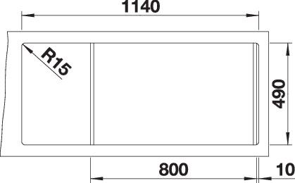 BLANCO DIVON II 8 S-IF BLANCO DIVON II 8 S-IF