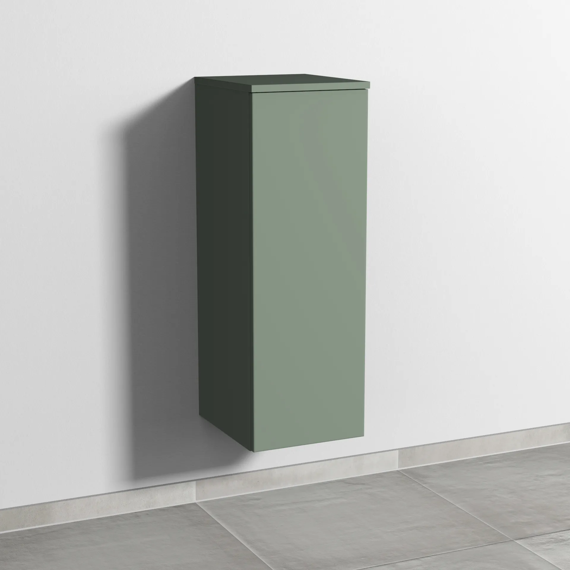 Sanipa Mittelschrank „3way“ 300 × 850 × 345 mm Anschlag rechts, in Soft-Green, Anschlag rechts