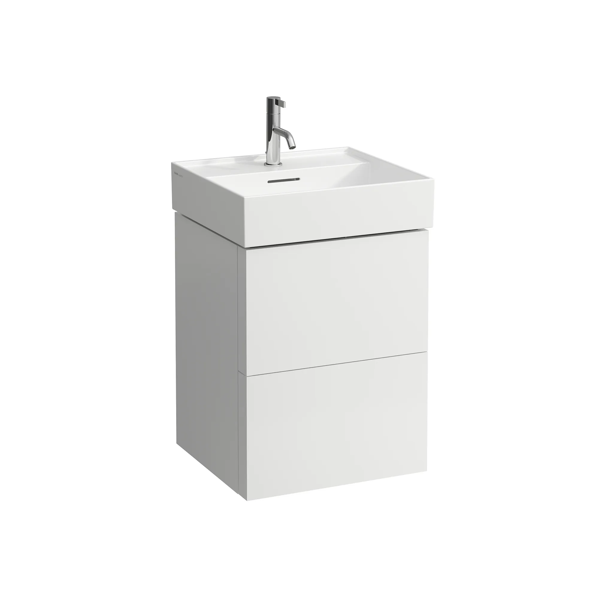 Laufen Waschtischunterbau „Kartell“ 450 × 600 × 480 mm Weiß matt