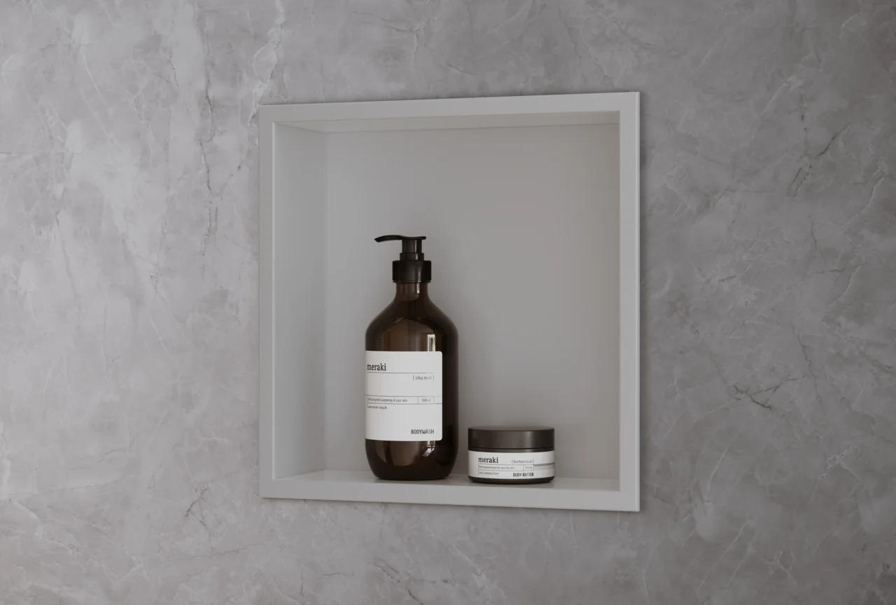 Hansgrohe XtraStoris Original Wandnische mit Rahmen 300x300x100 mm Betongrau Hansgrohe XtraStoris Original Wandnische mit Rahmen 300x300x100 mm Betongrau