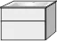 Sanipa Glas-Waschtisch-Set mit Waschtischunterschrank „3way“ 80 × 48,7 × 58,2 cm in Schwarz (matt)