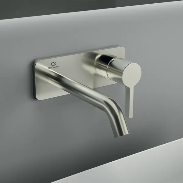Ideal Standard Wand-Waschtischarmatur Joy Arm A7380GN, Silver Storm