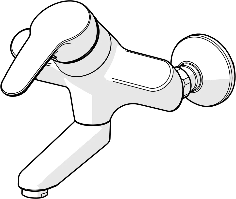 HansaMIX Waschtischarmatur Hansamix neu Einhebelmischer Chrom DN15