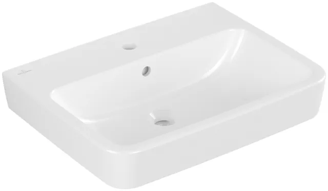 Villeroy & Boch Wandwaschtisch „O.novo“ 600 × 460 × 175 mm, für Becken mittig, mit Hahnlochbohrung, Hahnlochposition mittig in Weiß Alpin Villeroy & Boch Wandwaschtisch „O.novo“ 600 × 460 × 175 mm, für Becken mittig, mit Hahnlochbohrung, Hahnlochposition mittig in Weiß Alpin