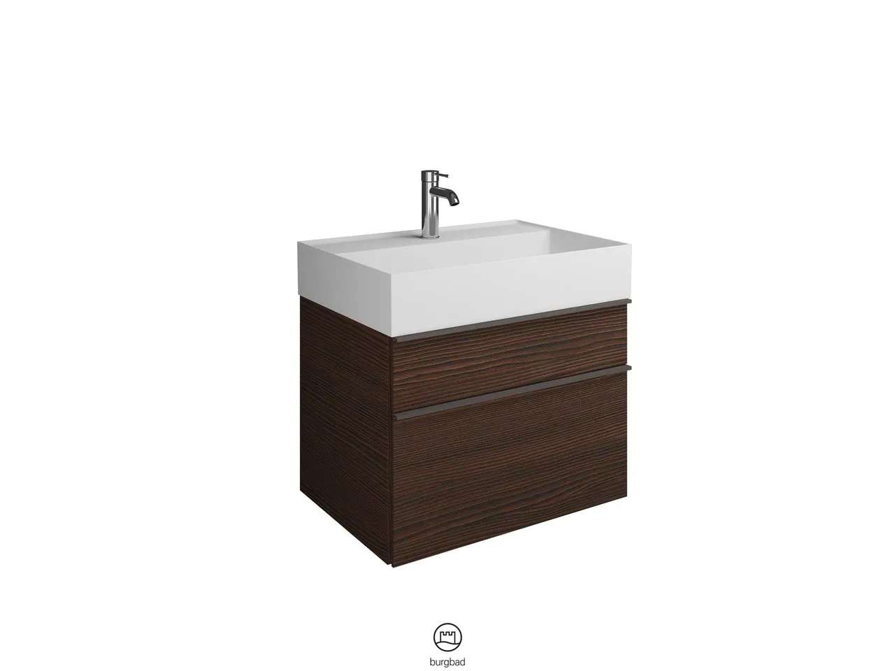 burgbad Badmöbelset „Yumo“ in Eiche Dekor Silber burgbad Badmöbelset „Yumo“ in Eiche Dekor Silber