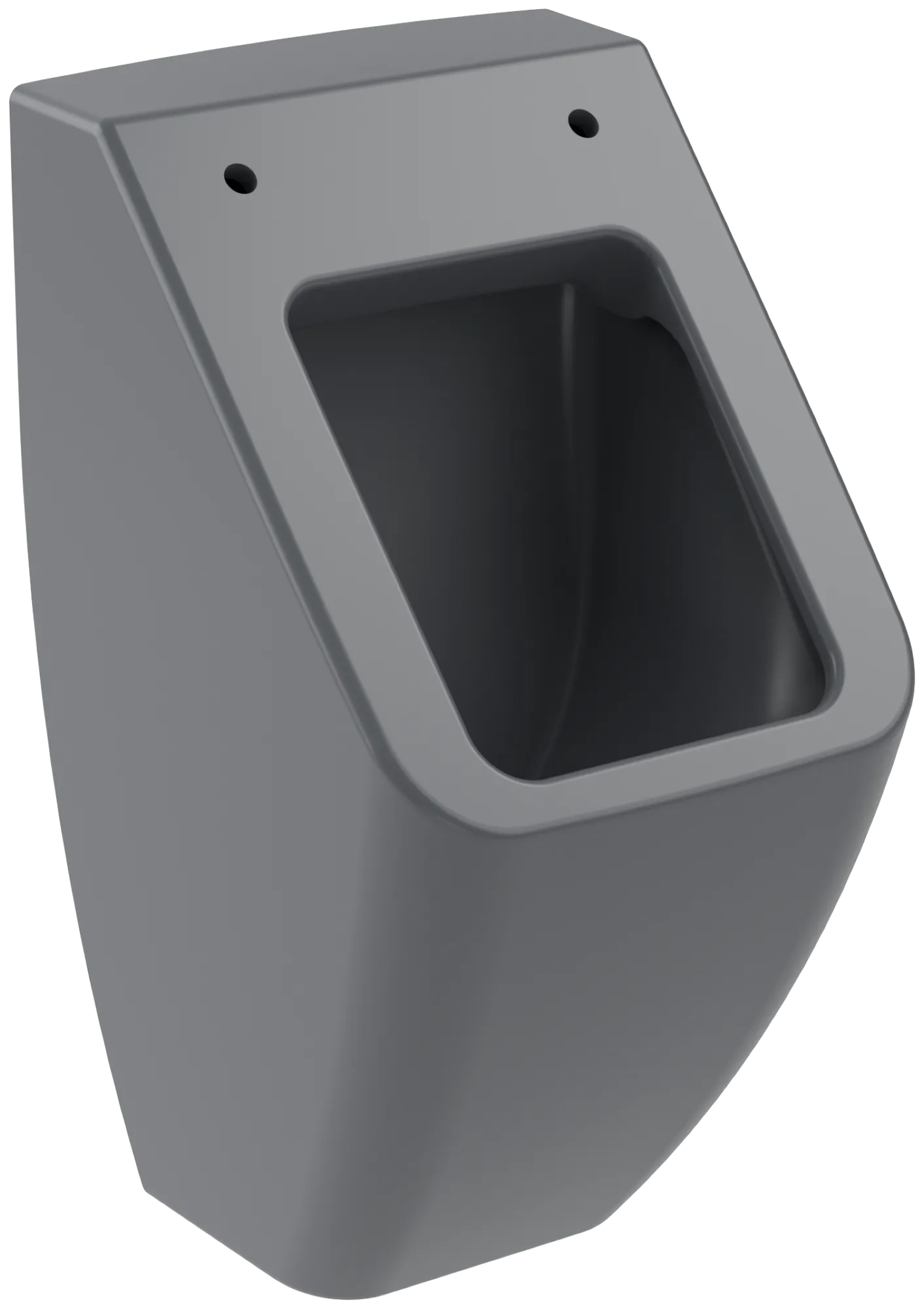 Absaug-Urinal DirectFlush „Venticello“, Befestigung verdeckt, ohne Zielobjekt, Zulauf verdeckt 28,5 × 32 × 54,5 cm in Graphite Absaug-Urinal DirectFlush „Venticello“, Befestigung verdeckt, ohne Zielobjekt, Zulauf verdeckt 28,5 × 32 × 54,5 cm in Graphite
