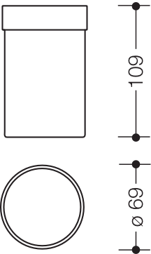 HEWI Becher „System 900“