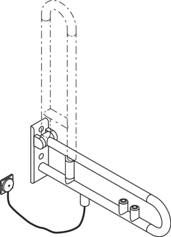 HEWI Stützklappgriff „Serie 801“