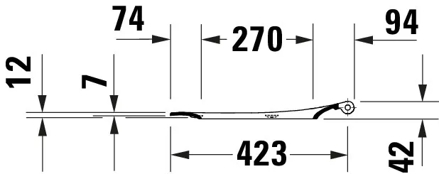 Duravit Univ. WC-Sitz Eckig Tief 434mm Ülap., Weiß Duravit Univ. WC-Sitz Eckig Tief 434mm Ülap., Weiß
