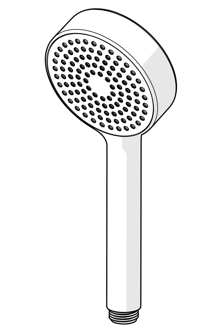 HansaBASICJET Handbrause HansaBASICJET 4461 1-strahlig ECO Chrom HansaBASICJET Handbrause HansaBASICJET 4461 1-strahlig ECO Chrom