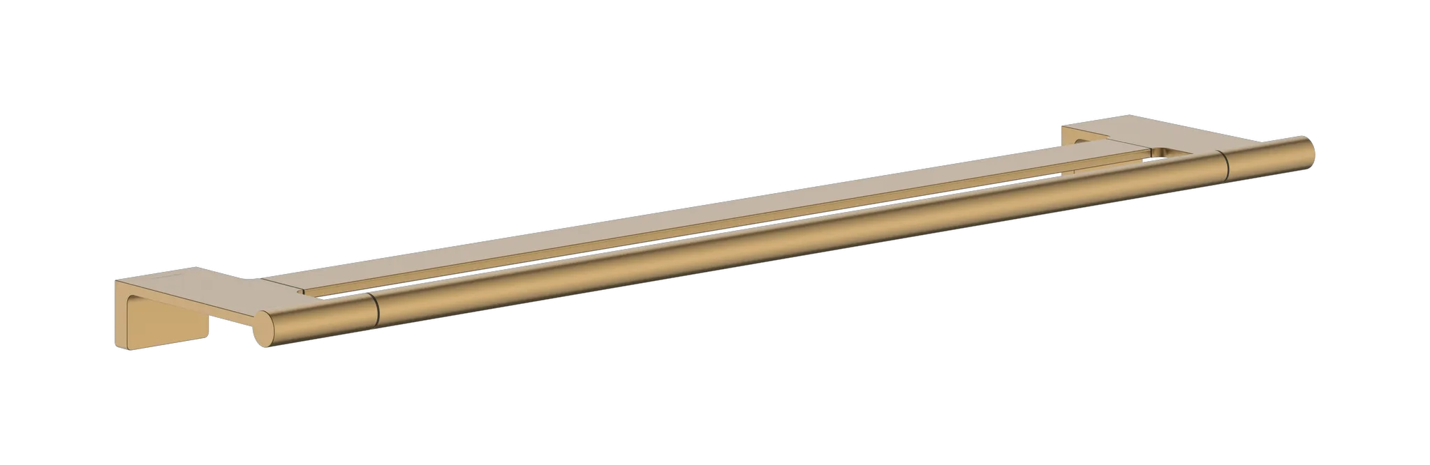 Hansgrohe AddStoris S Doppelbadetuchhalter Brushed Bronze, Wandmontage, Länge 661 mm, Bohrabstand 627 mm Hansgrohe AddStoris S Doppelbadetuchhalter Brushed Bronze, Wandmontage, Länge 661 mm, Bohrabstand 627 mm