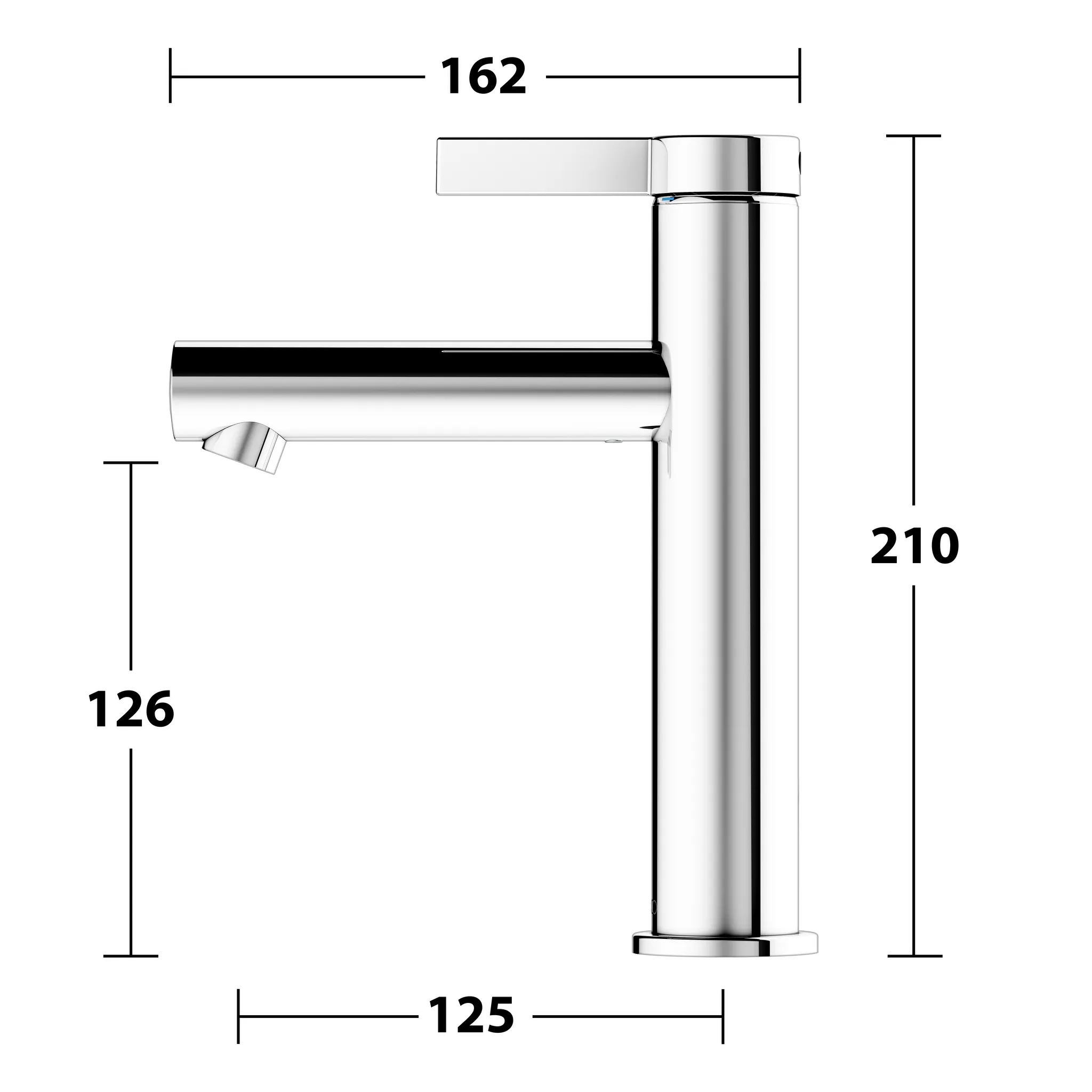 IXMO 59501011101 Einhebel-Waschtischmischer 130 ohne Zugstangen-Ablaufgarnitur IXMO Pure, Rosette rund verchromt IXMO 59501011101 Einhebel-Waschtischmischer 130 ohne Zugstangen-Ablaufgarnitur IXMO Pure, Rosette rund verchromt
