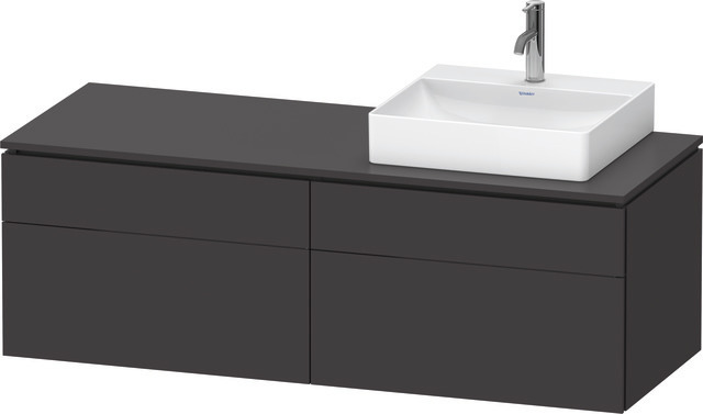 Duravit Waschtischunterschrank wandhängend „L-Cube“ 142 × 48,2 × 55 cm