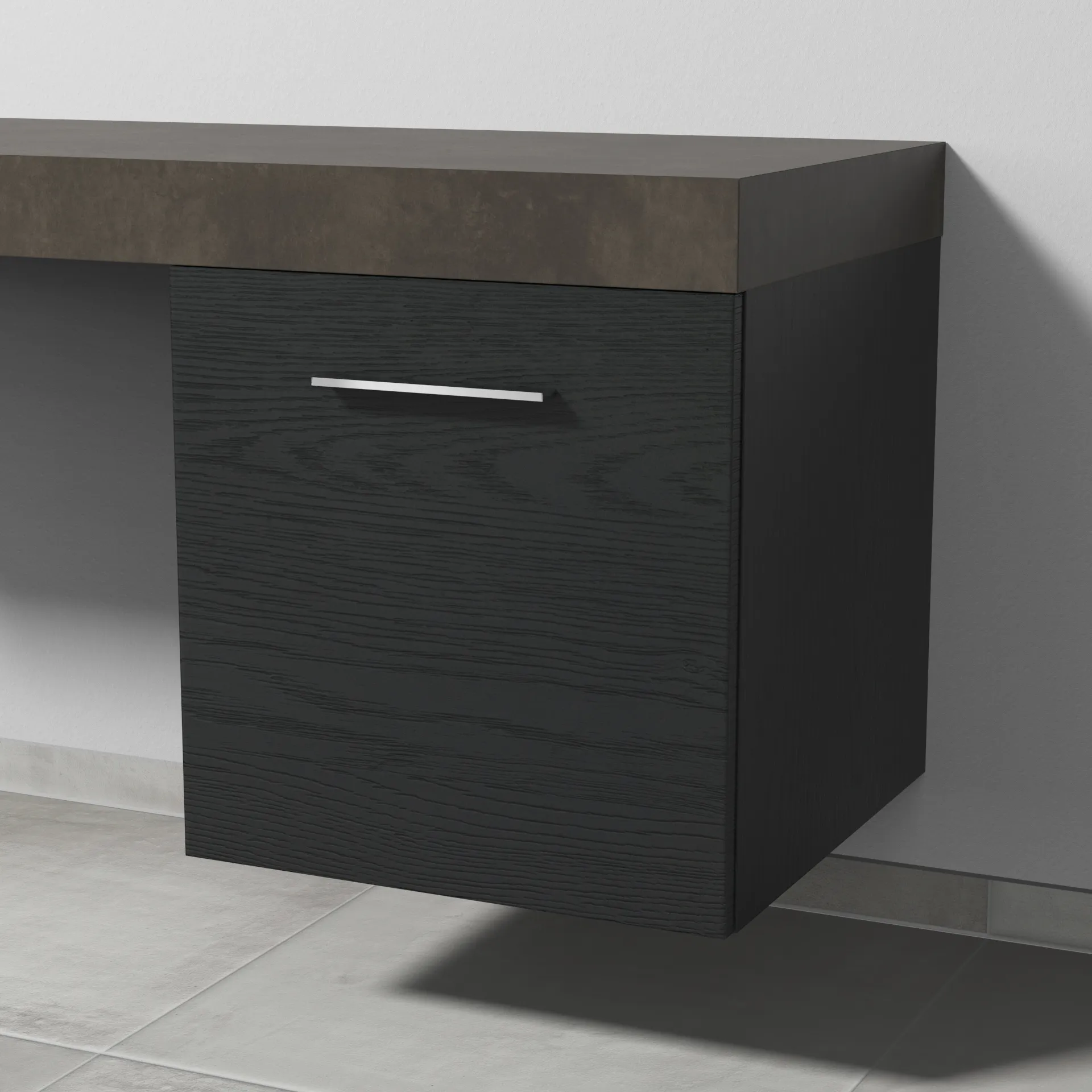 Sanipa Anbauschrank „2morrow“ 500 × 510 × 520 mm in Black Oak