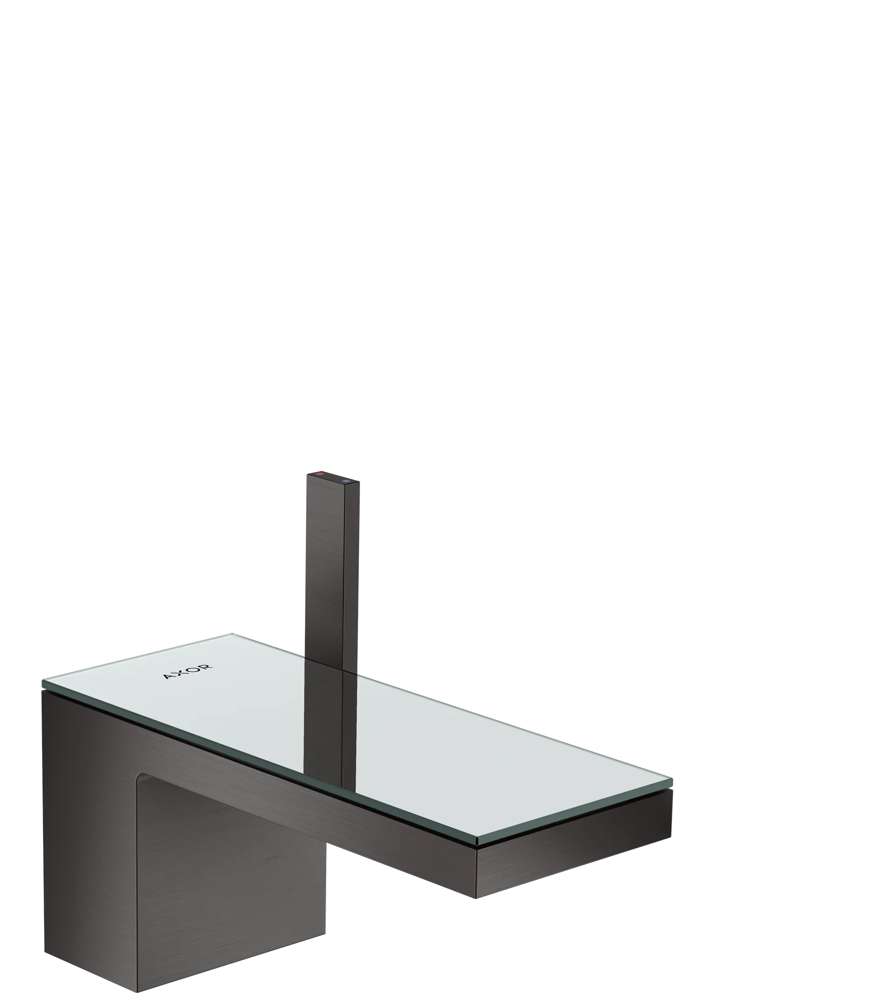 Hansgrohe AXOR MyEdition Mischer mit Platte 200 Glas, Spiegel Hansgrohe AXOR MyEdition Mischer mit Platte 200 Glas, Spiegel