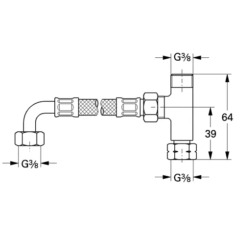 Anschluss-Set 47533, für Grohtherm Micro Anschluss-Set 47533, für Grohtherm Micro