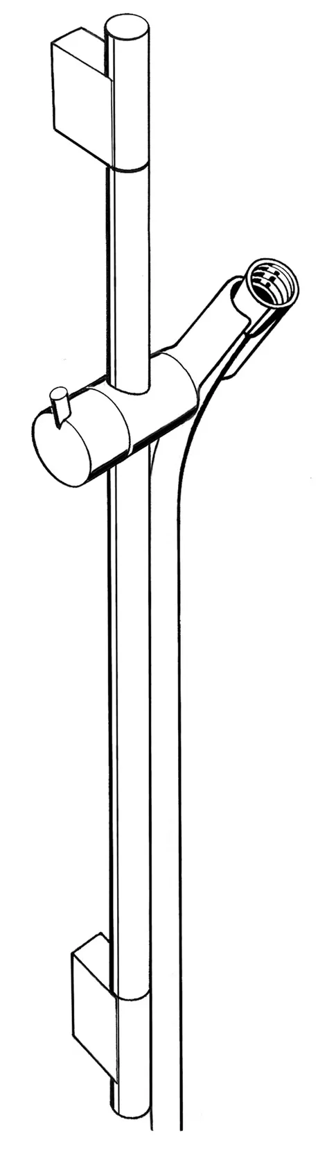 Brausenstange Unica'S Puro 900mm chrom