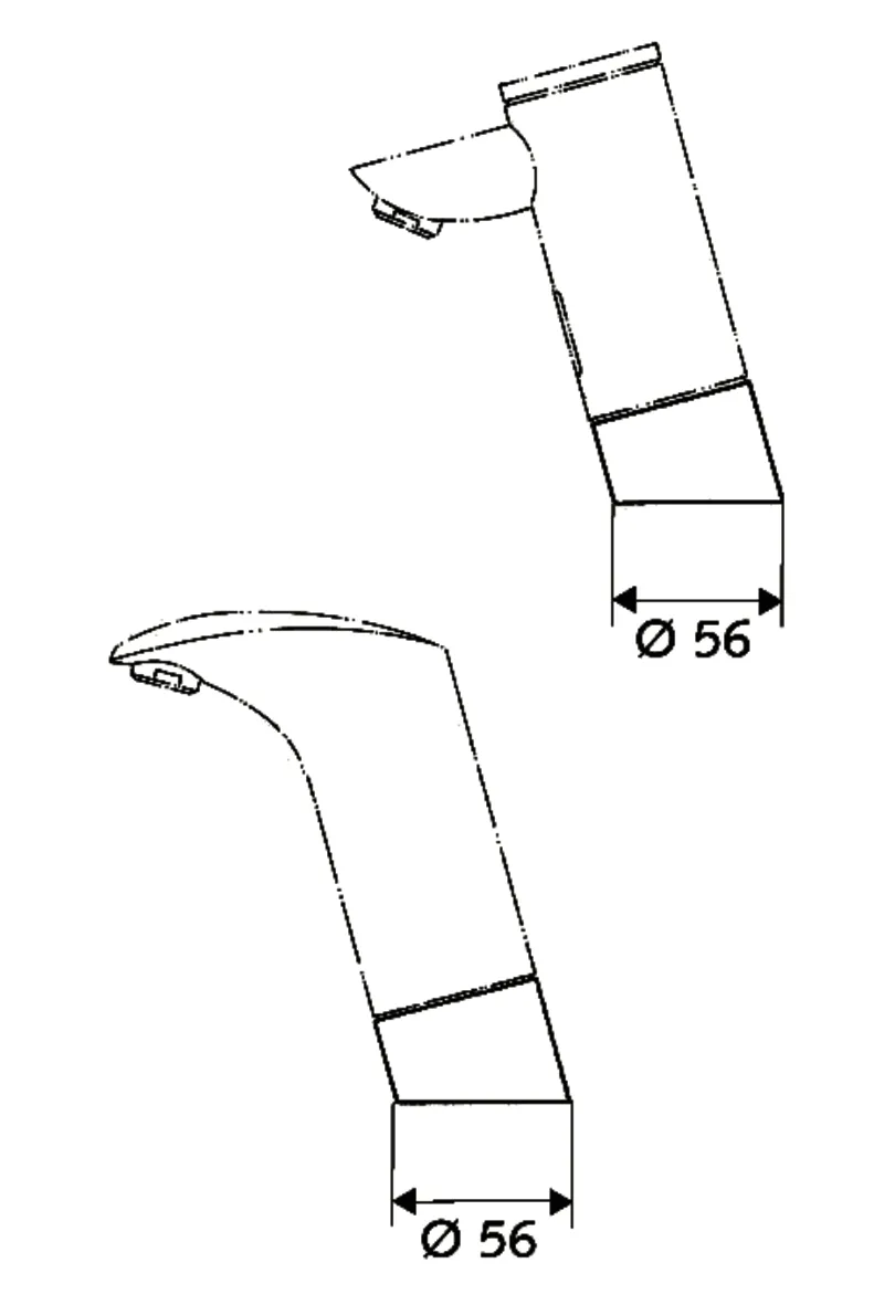 Blende Temperaturvoreinstellung PURIS E / VENUS E, chrom Blende Temperaturvoreinstellung PURIS E / VENUS E, chrom