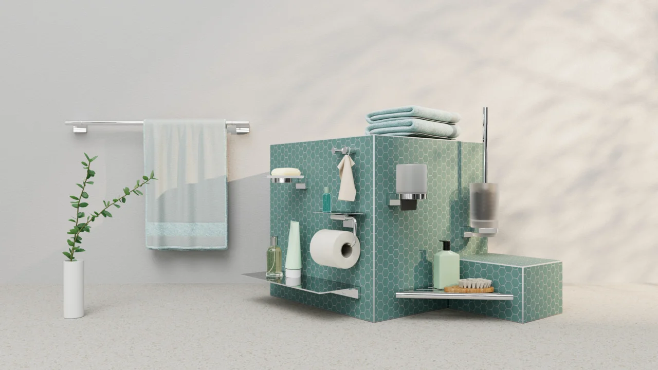 Hansgrohe AddStoris S Seifenschale Chrom, Wandmontage, Mattglas, Metallhalterung, Bohrabstand 26 mm, Bohrloch Ø 6 mm Hansgrohe AddStoris S Seifenschale Chrom, Wandmontage, Mattglas, Metallhalterung, Bohrabstand 26 mm, Bohrloch Ø 6 mm