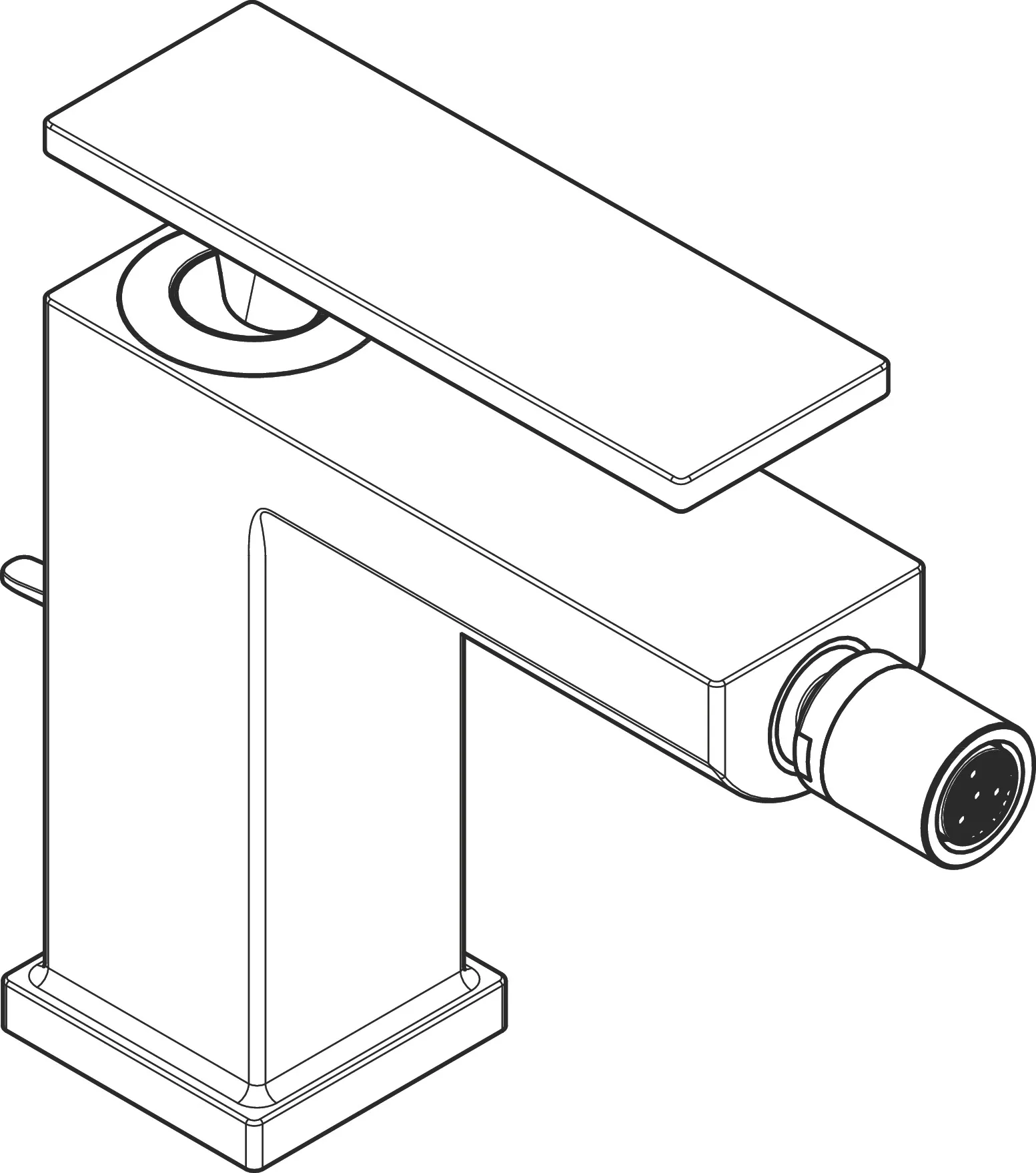 Tecturis E Einhebel-Bidetmischer mit Zugstangen-Ablaufgarnitur Chrom Tecturis E Einhebel-Bidetmischer mit Zugstangen-Ablaufgarnitur Chrom