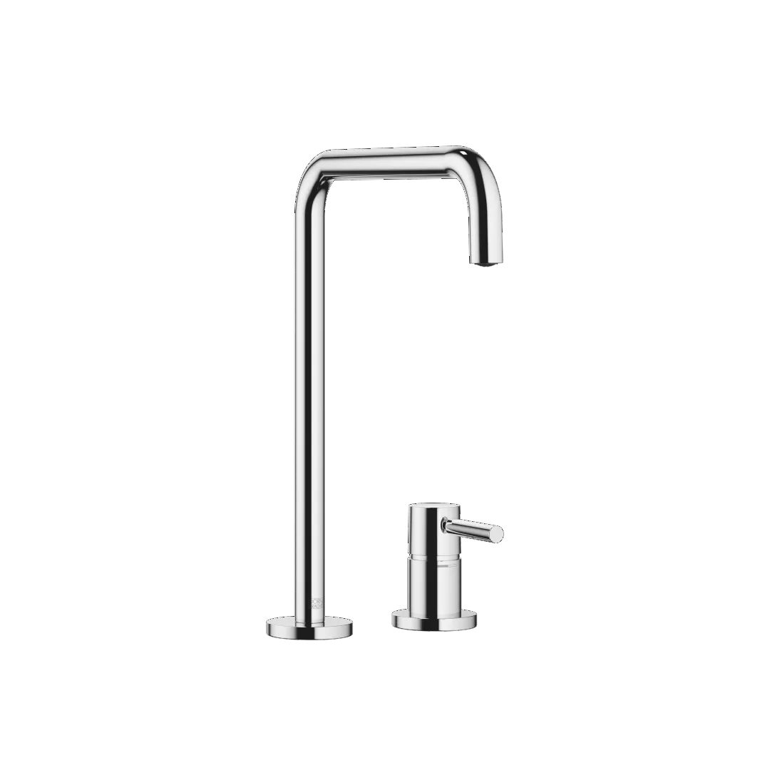 Dornbracht META SQUARE Zweilochbatterie mit Einzelrosetten - Chrom Dornbracht META SQUARE Zweilochbatterie mit Einzelrosetten - Chrom
