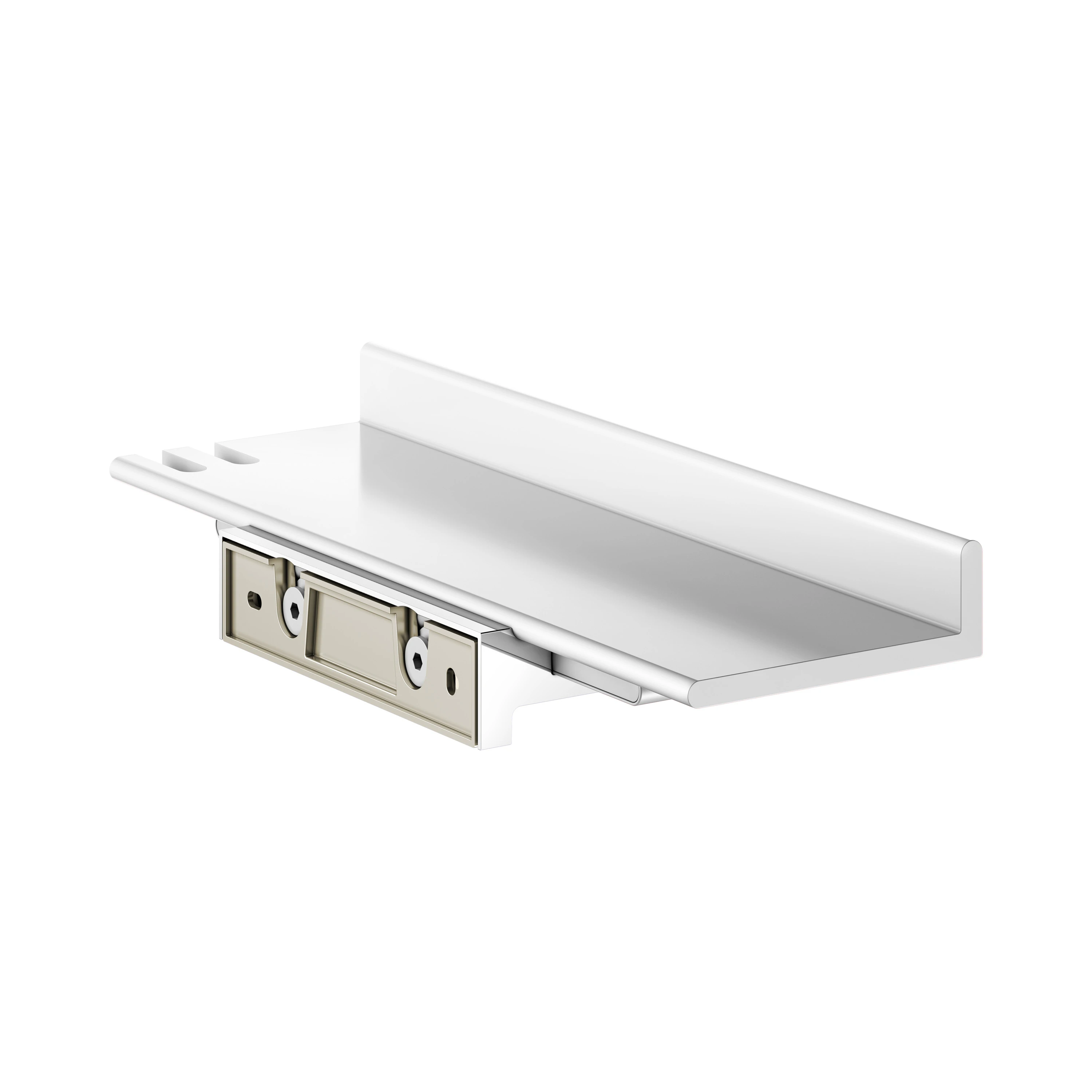 REVA 12859510000 Duschablage mit integriertem Glasabzieher weiß