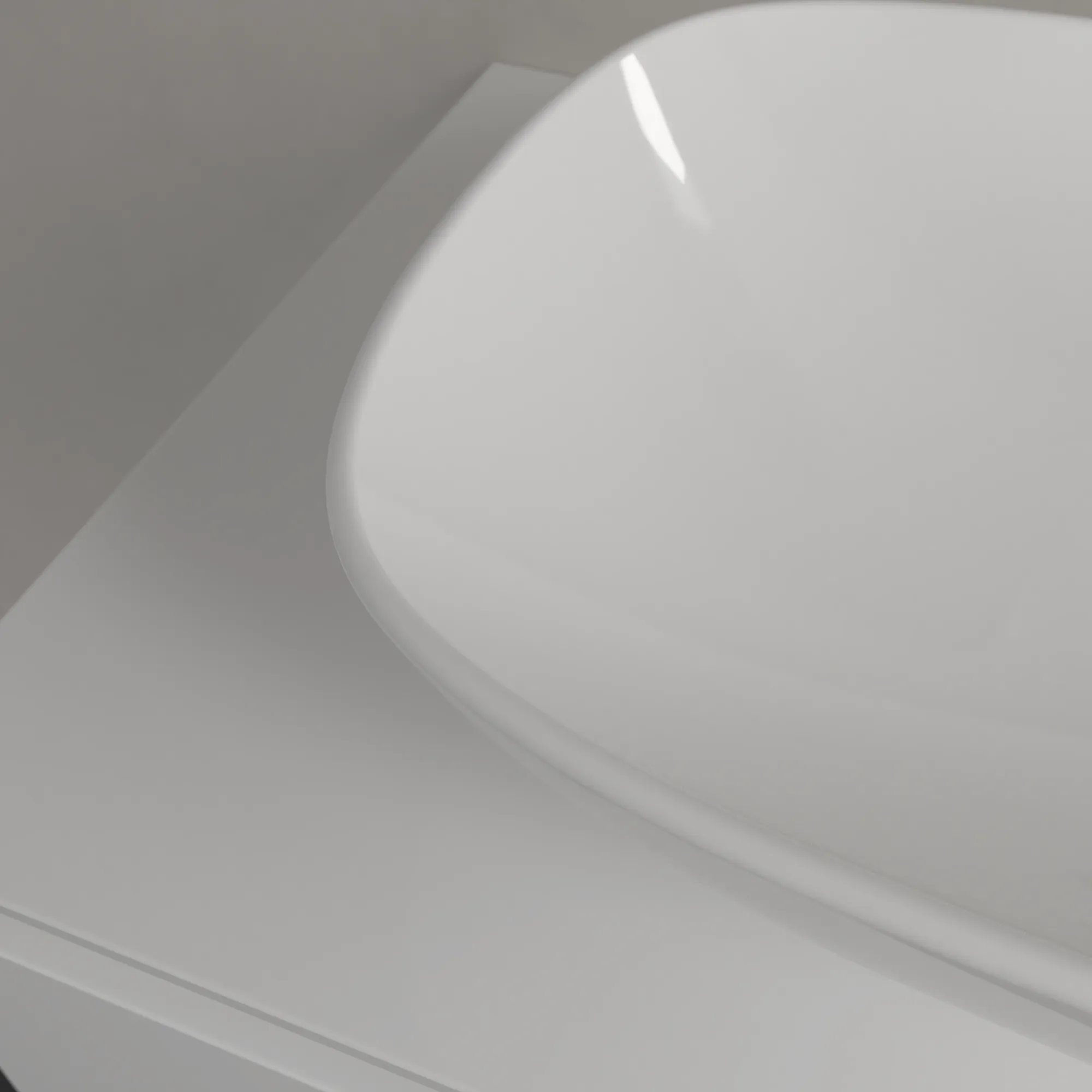 Villeroy & Boch Aufsatzwaschtisch aus TitanCeram „Loop & Friends“ 560 × 380 × 150 mm, ohne Hahnlochbohrung in Weiß Alpin Villeroy & Boch Aufsatzwaschtisch aus TitanCeram „Loop & Friends“ 560 × 380 × 150 mm, ohne Hahnlochbohrung in Weiß Alpin
