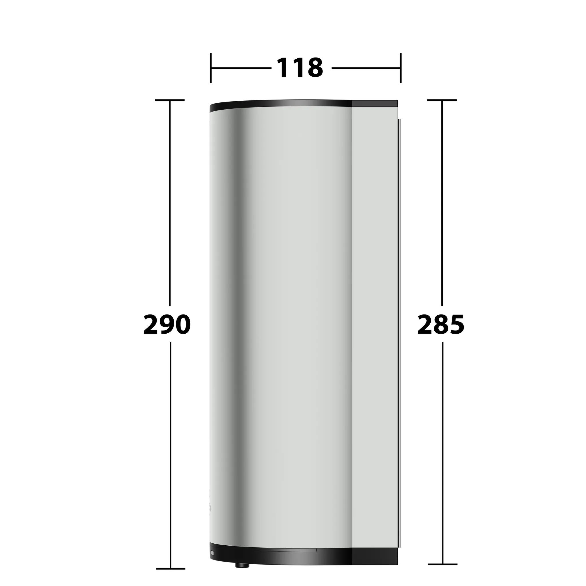 Plan Desinfektionsmittelspender Edelstahl-finish / schwarz