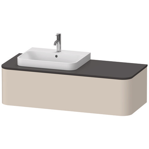 Duravit Waschtischunterschrank wandhängend „Happy D.2 Plus“ 130 × 35,4 × 55 cm