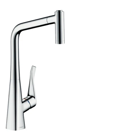 Spültischmischer 320 Metris M71 Ausziehbrause 2jet chrom