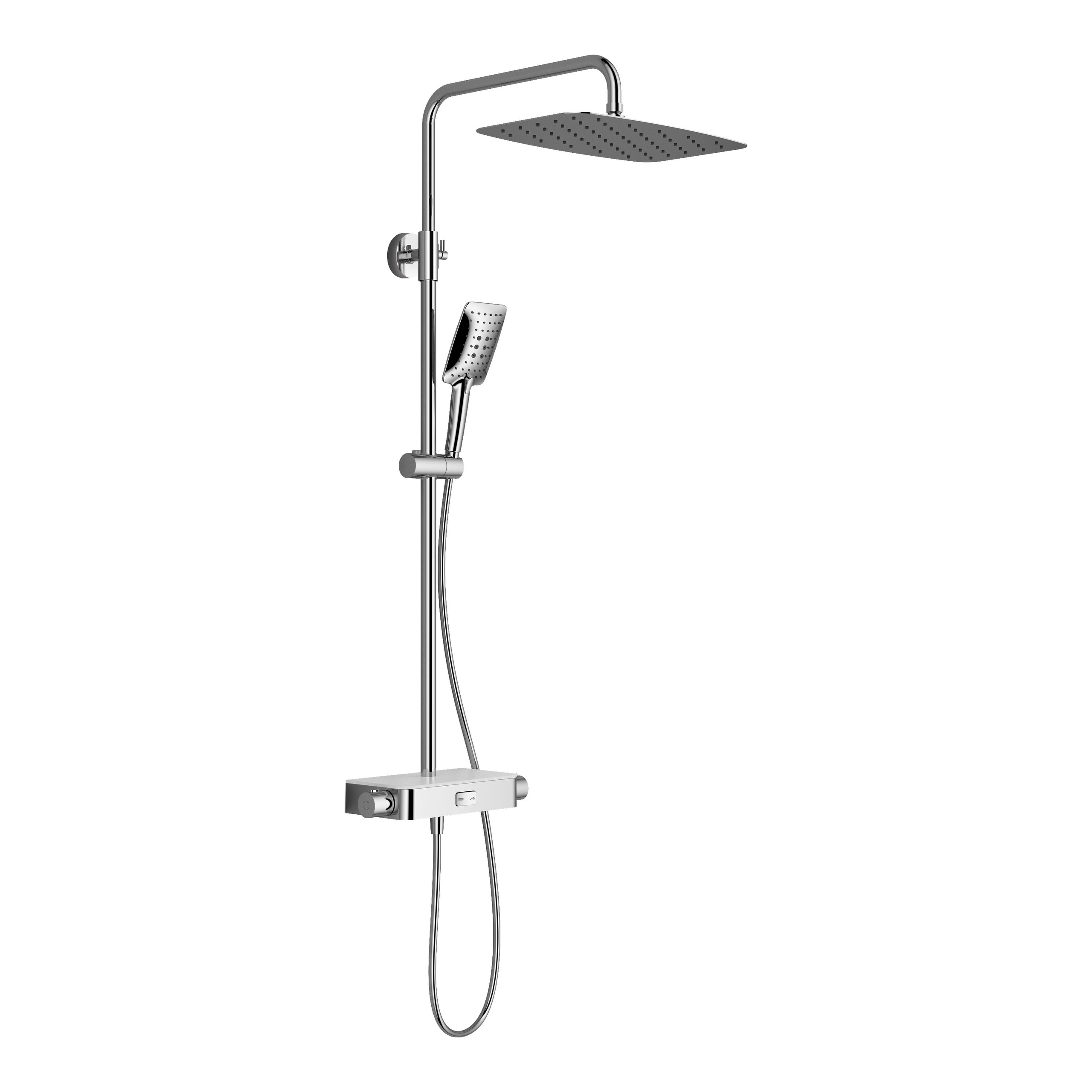 HSK Shower-Set Duschthermostat „RS AquaSwitch Softcube“ in schwarz / chrom HSK Shower-Set Duschthermostat „RS AquaSwitch Softcube“ in schwarz / chrom